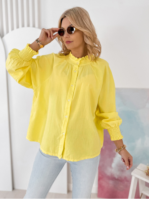 CAMASA CORDUROY CANNE GALBENA