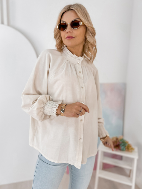 РИЗА CORDUROY CANNE БЕЖОВA