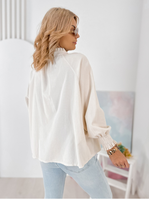 CHEMISE CORDUROY CANNE BEIGE