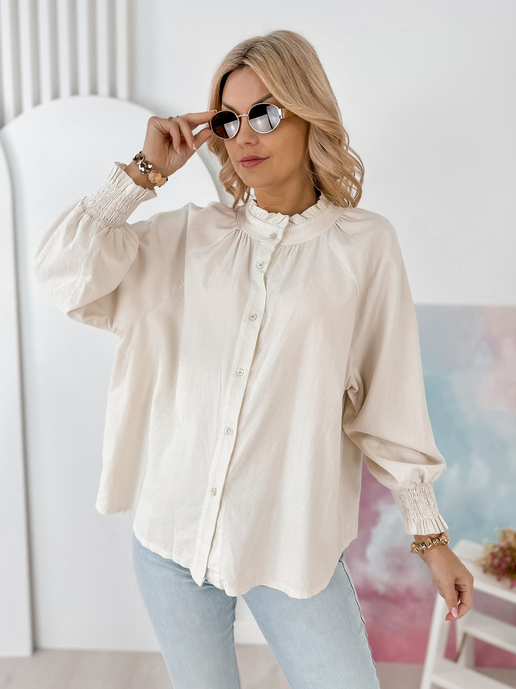 HEMD CORDUROY CANNE BEIGE