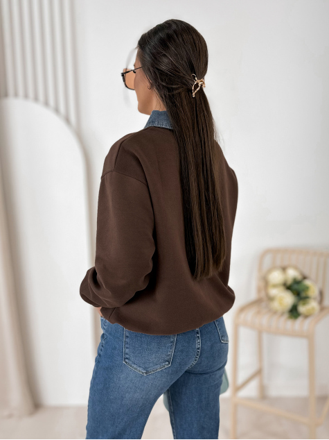 SWEATSHIRT LOVELLY BROWN