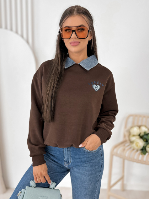 SWEATSHIRT LOVELLY BROWN