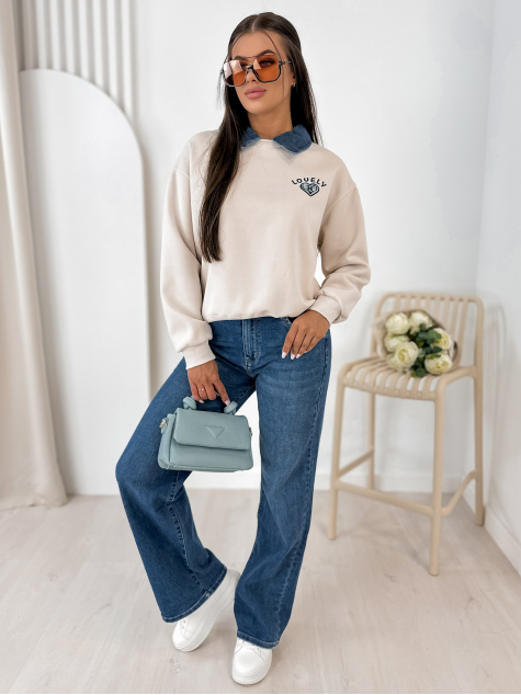 SWEATSHIRT LOVELLY BEIGE
