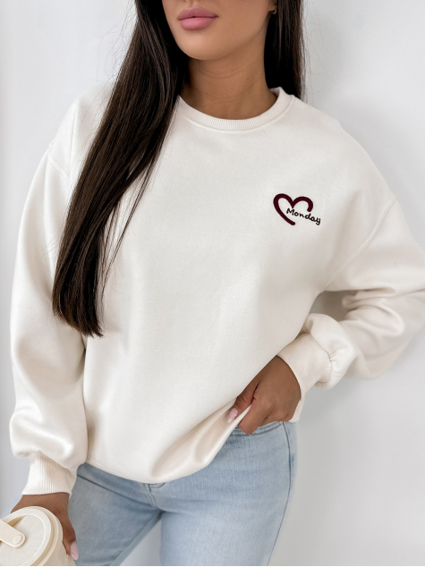 SWEATSHIRT PERIGORD ECRU