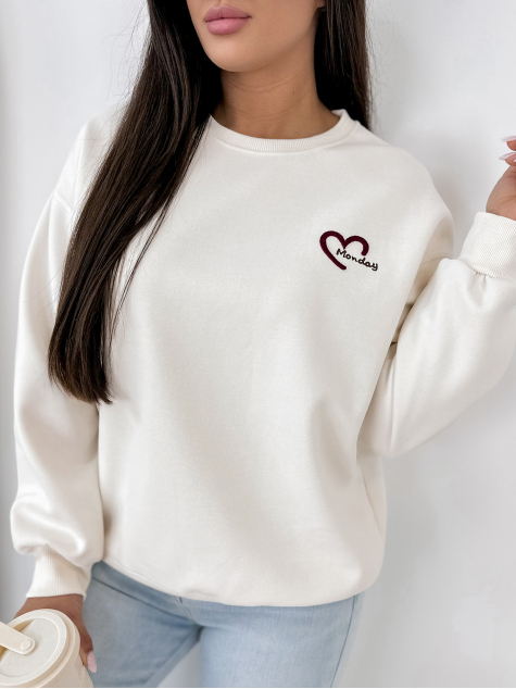 SWEATSHIRT PERIGORD ECRU
