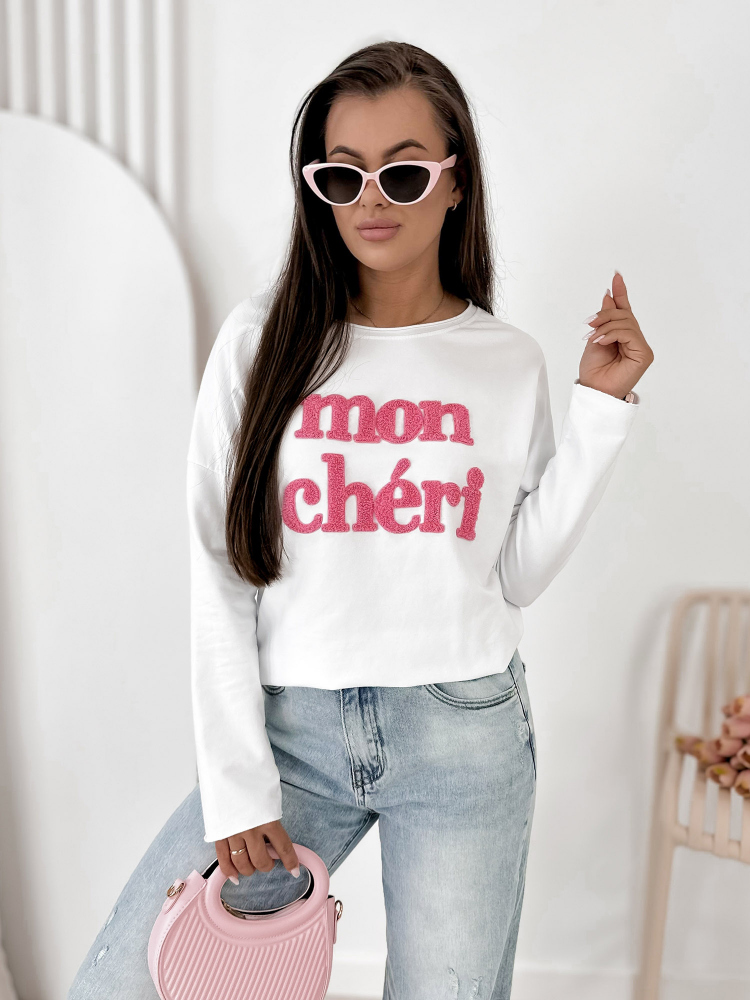 БЛУЗКА MONCHERI БЯЛA