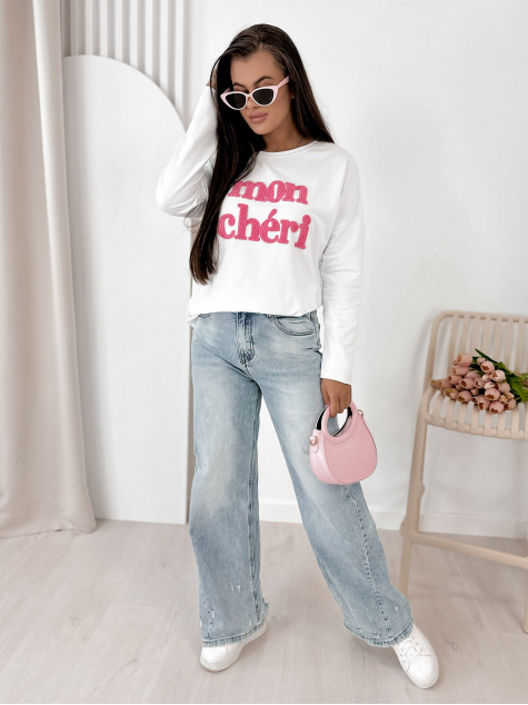 BLOUSE MONCHERI BLANC