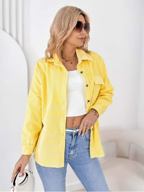 SHIRT CORDUROY BOHEMIAN YELLOW