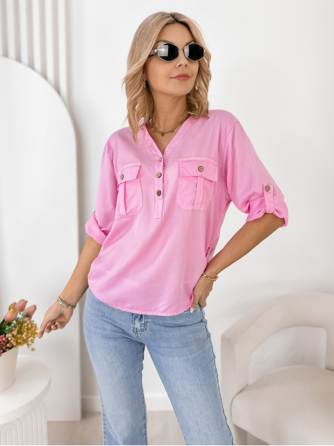 BLOUSE ISETTE POWDER PINK