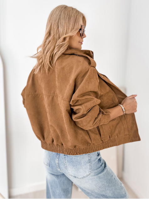 GEACA SUEDE CARMEN CARAMEL