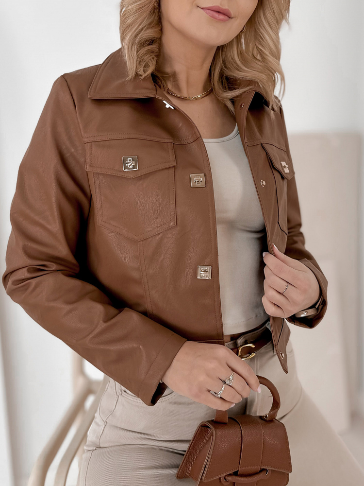 JACKE HYRES KARAMELLFARBEN