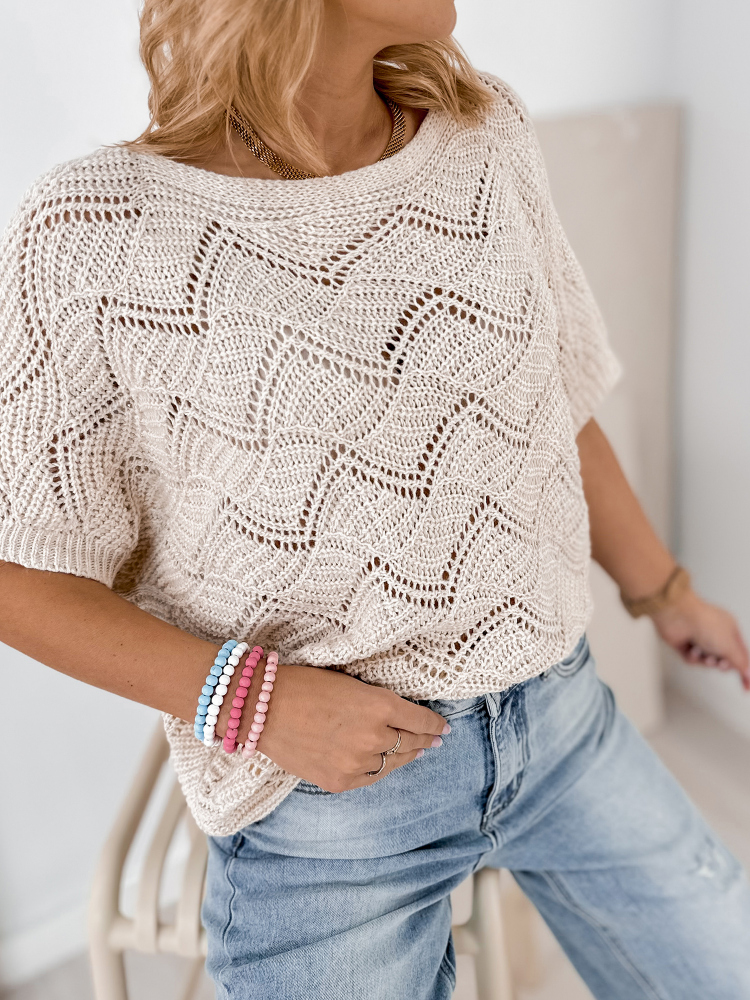 PULLOVER CORSICA BEIGE