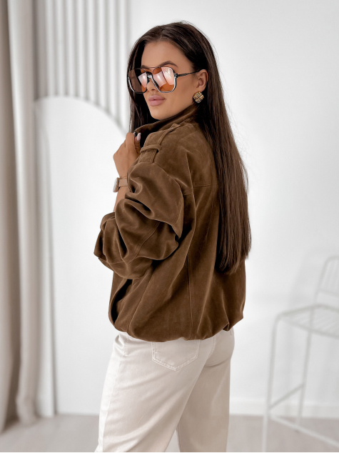 ЯКЕ SUEDE SALOME КАФЯВА