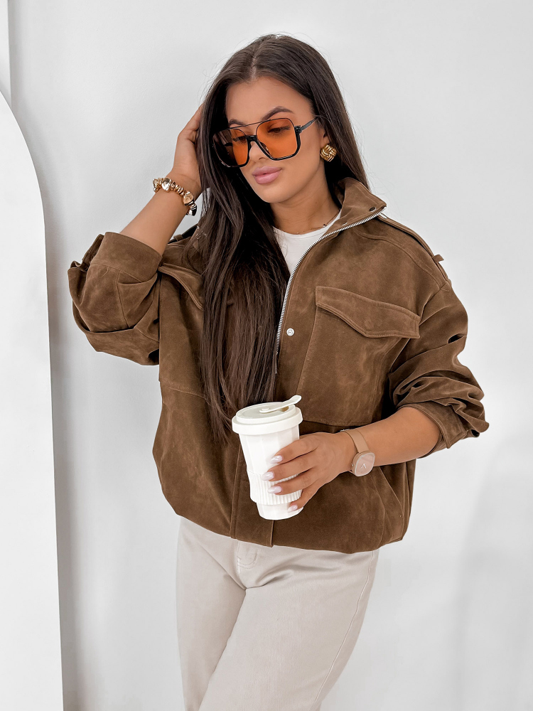 VESTE SUEDE SALOME BRUN