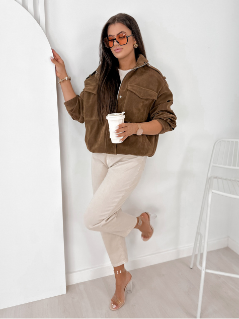 VESTE SUEDE SALOME BRUN