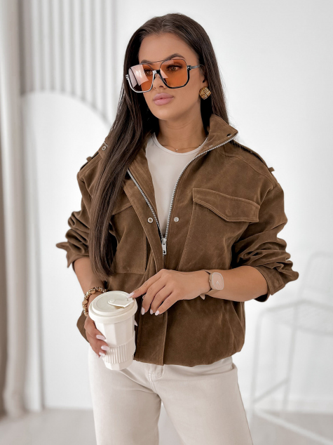 ЯКЕ SUEDE SALOME КАФЯВА