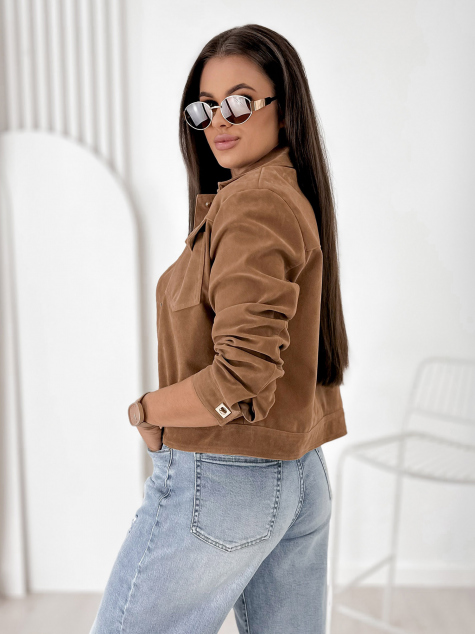 JACKE WILDLEDER MONTEVERDI KARAMELLFARBEN