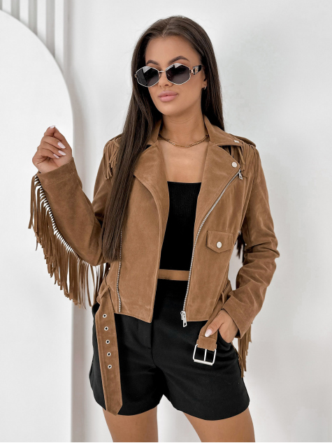 BUNDA SUEDE SUNDANCE KARAMELOVÁ
