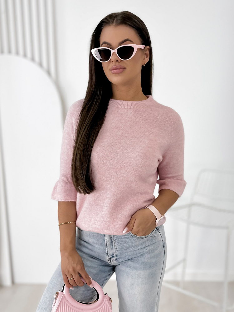 SWEATER BRETANE ROSE POUDRE