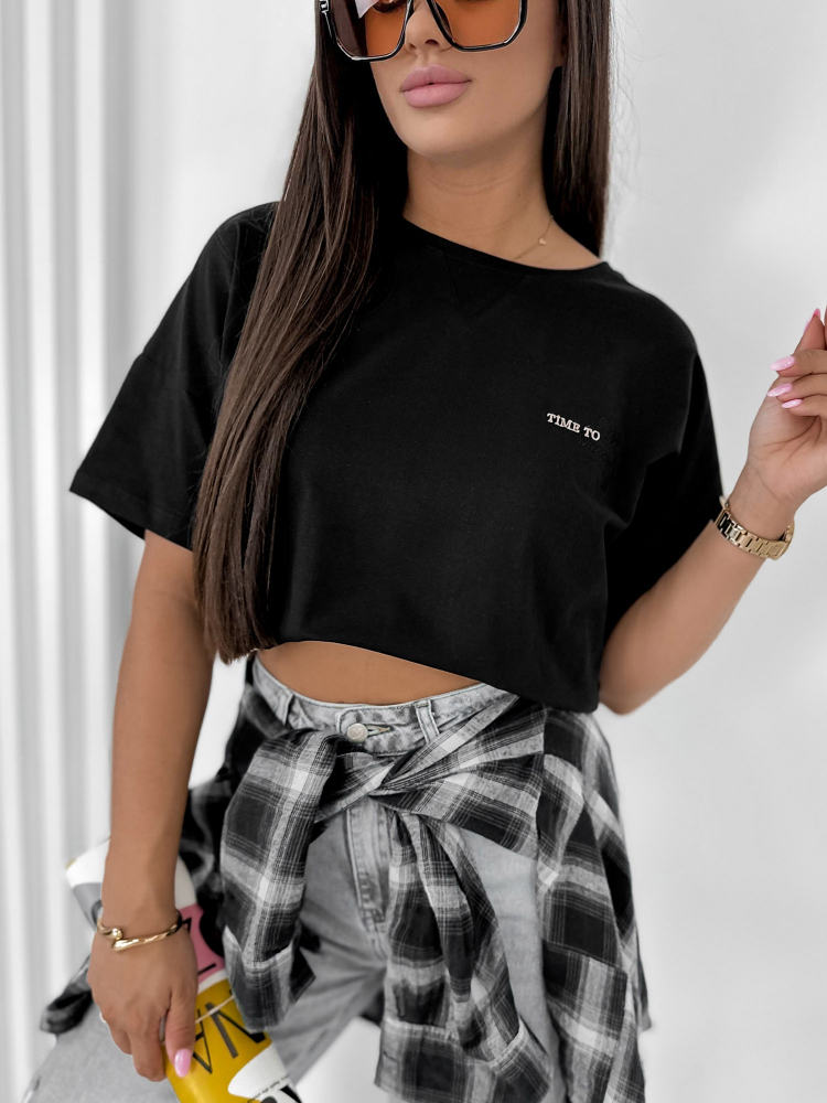 BLUSE PELLAS SCHWARZ