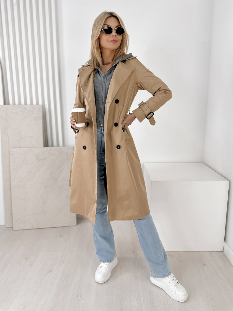 MANTEAU TRANCHÉE LAFAYETTE CARAMEL