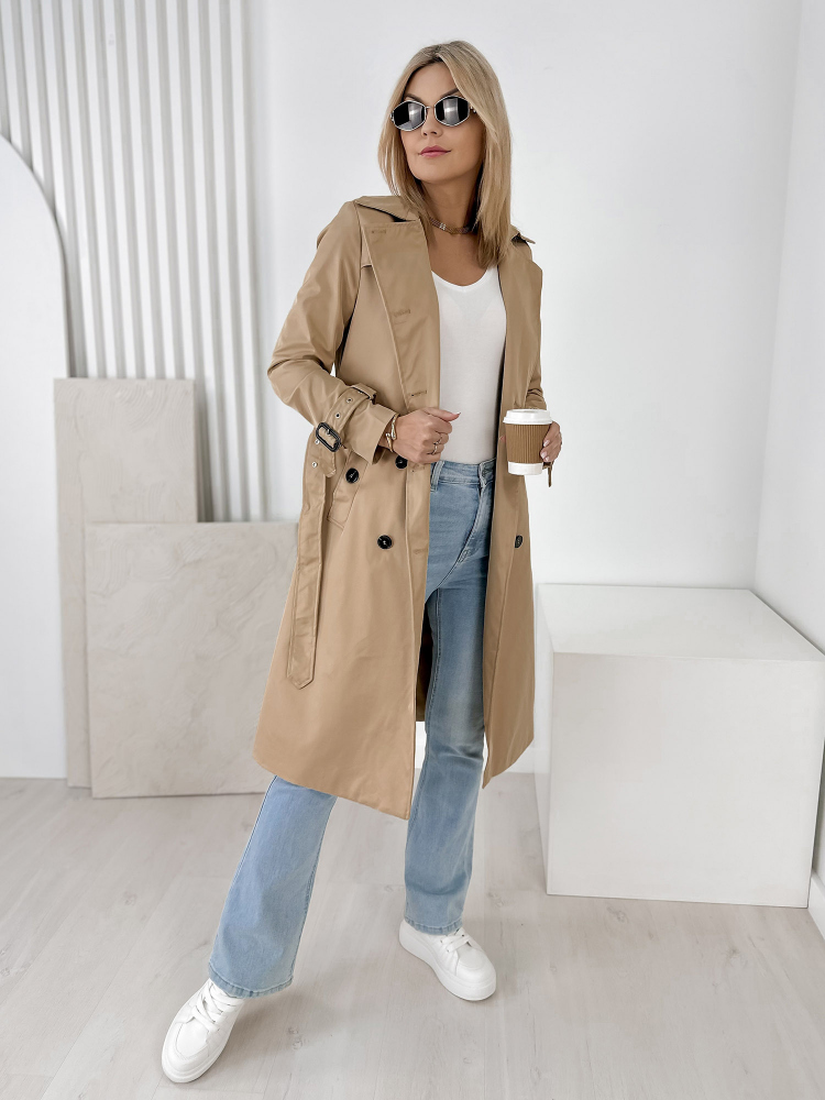 MANTEAU TRANCHÉE LAFAYETTE CARAMEL