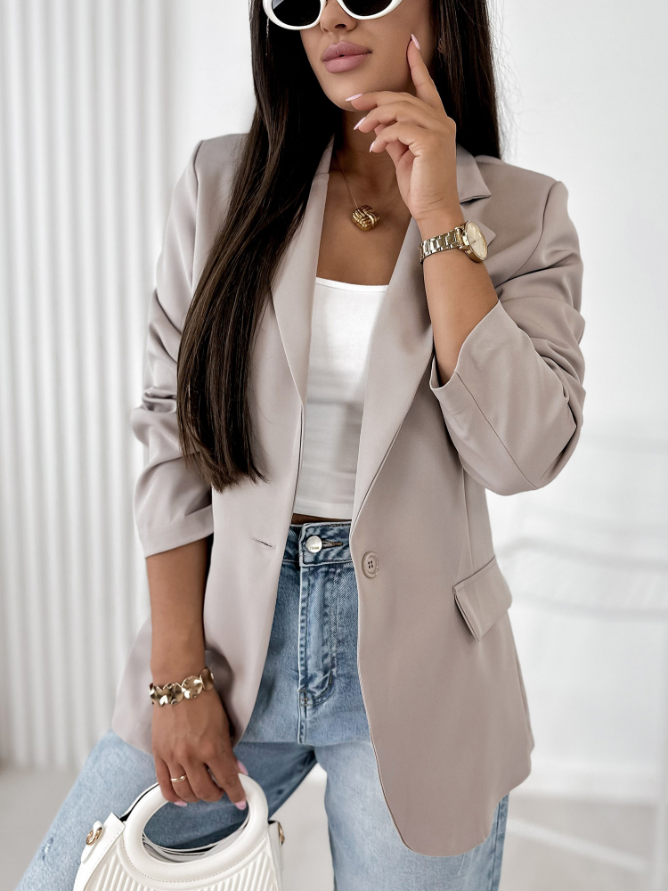 BLAZER WINDSOR BEIGE FONCÉ