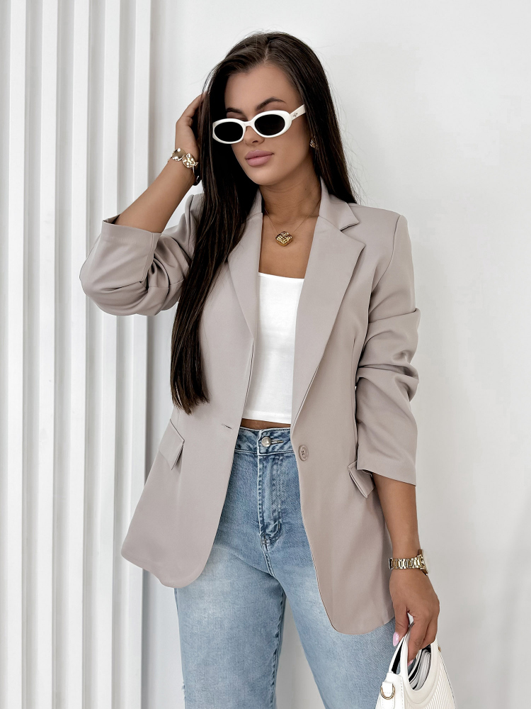 BLAZER WINDSOR DUNKELBEIGER