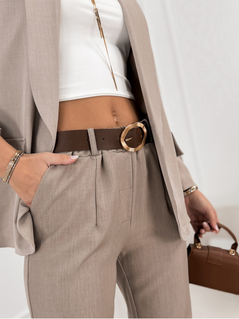 PANTALONI ALICANTE BEJ INCHIS