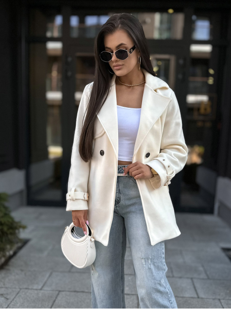 MANTEAU LANCASTER ÉCRU