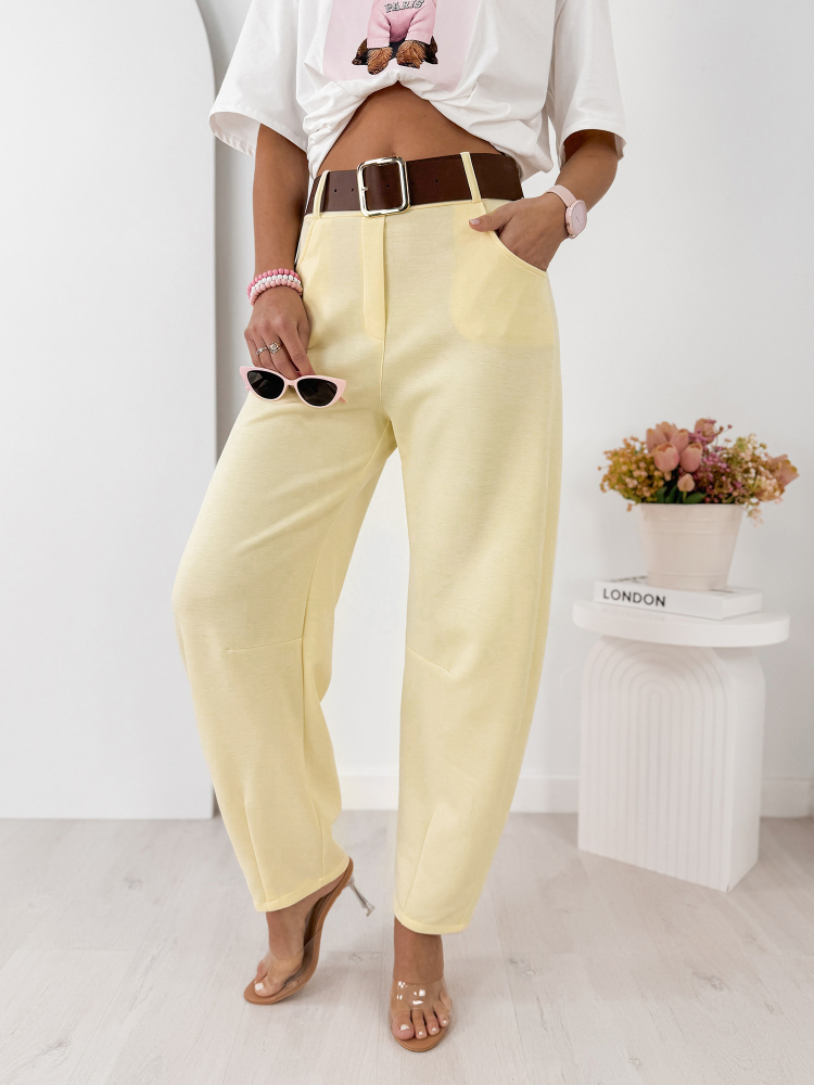 PANTALONI ARETINO JASNOGALBEN