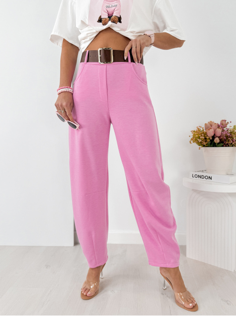 PANTALONI ARETINO ROZ DESCHIS
