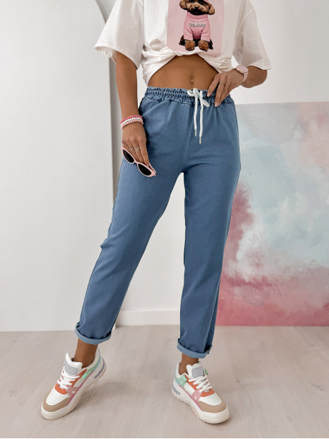 PANTALON BLEU GRECO