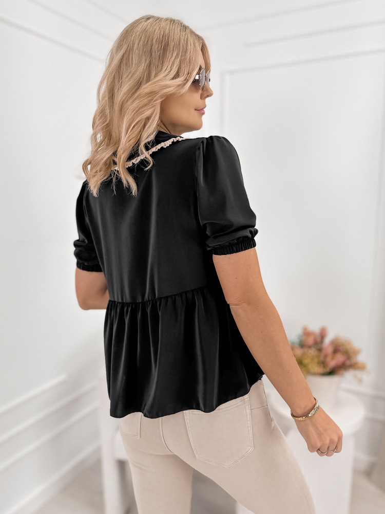 BLUSE CARDINI SCHWARZ