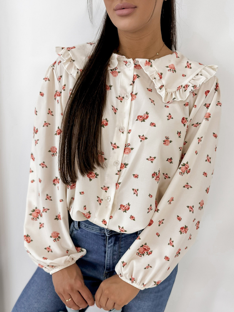 HEMD GIVERNY BEIGE