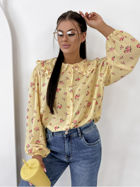 SHIRT GIVERNY YELLOW