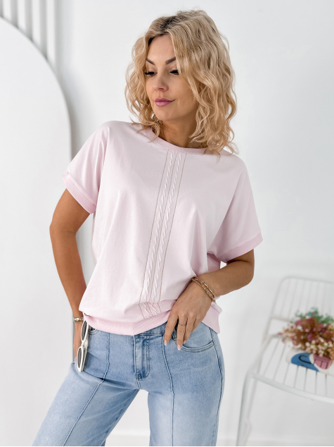 BLUZA TIVOLI ROZ PUDRAT