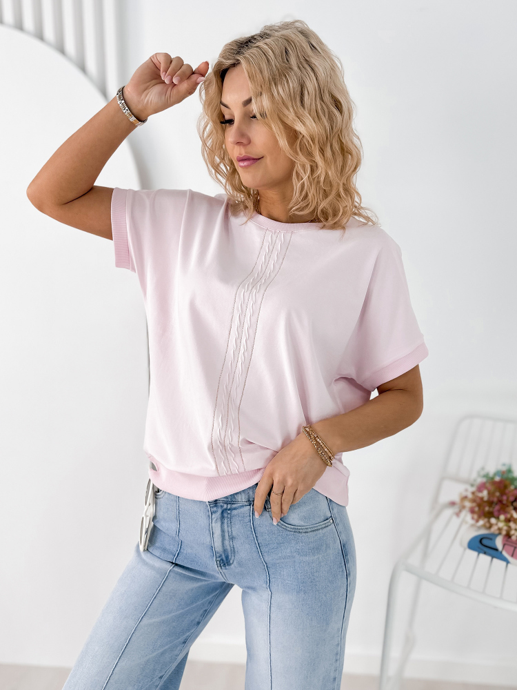 BLOUSE TIVOLI ROSE POUDRE