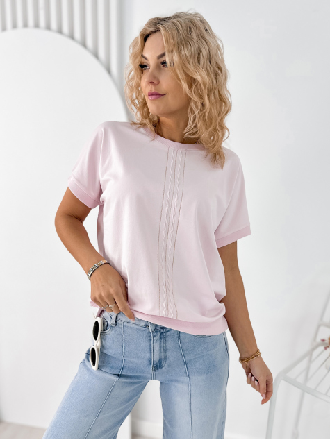 BLOUSE TIVOLI ROSE POUDRE