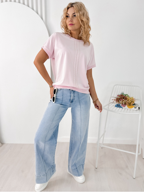BLOUSE TIVOLI ROSE POUDRE
