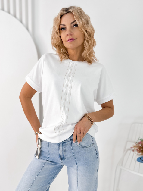 BLUSE TIVOLI WEISS