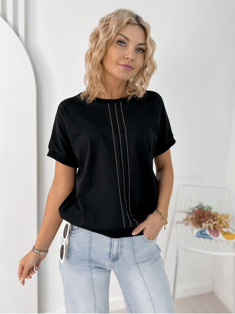 BLUSE TIVOLI SCHWARZ