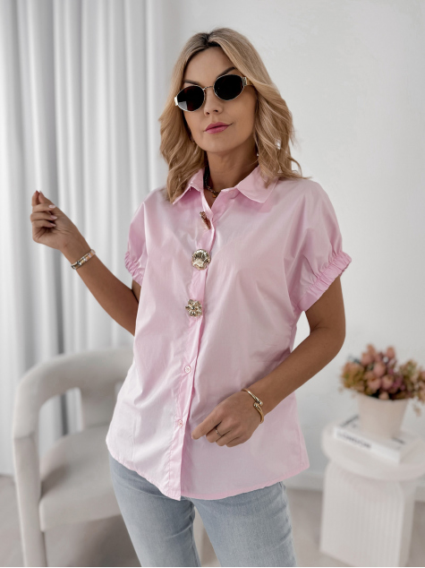 CHEMISE CUSTO ROSE POUDRE