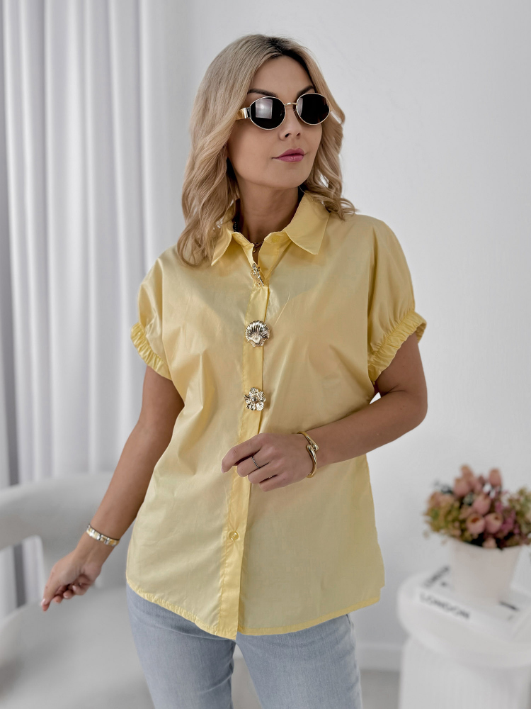 CHEMISE CUSTO JAUNE