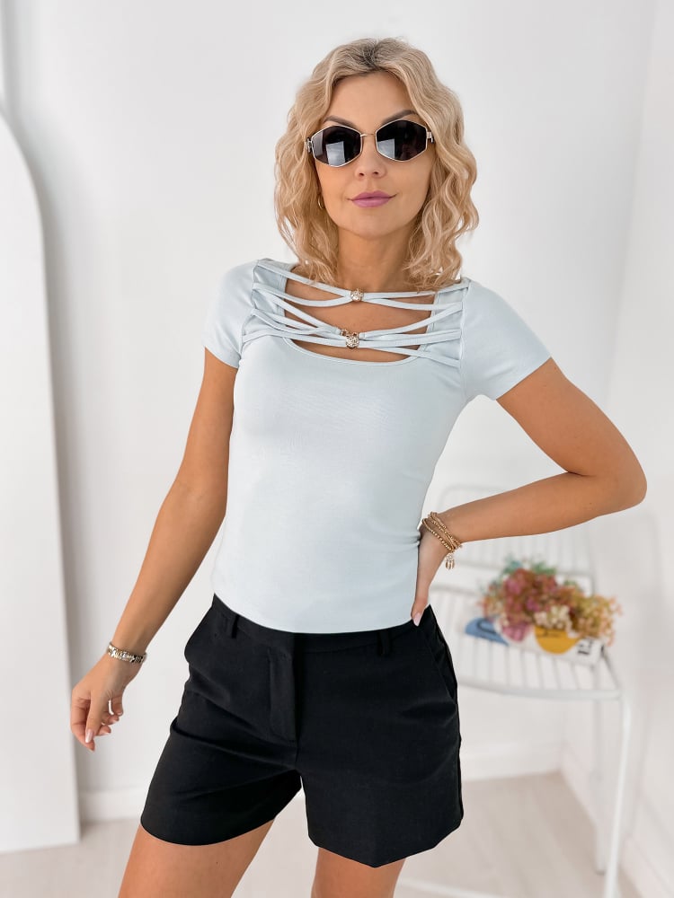 BLOUSE TRIANA BLEU