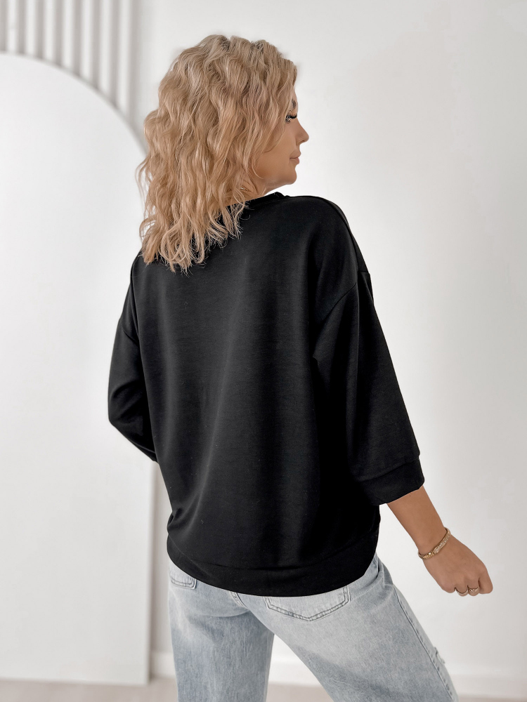 BLUSE ALCAZAR SCHWARZ