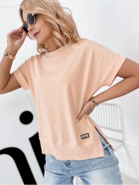 BLUSE VINGE PFIRSICHFARBENE