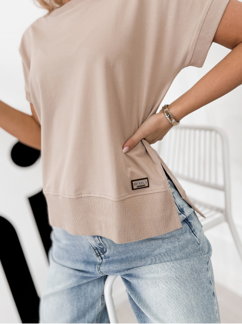 BLUSE VINGE BEIGE
