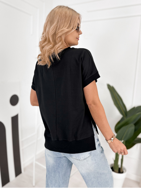 BLUSE VINGE SCHWARZ