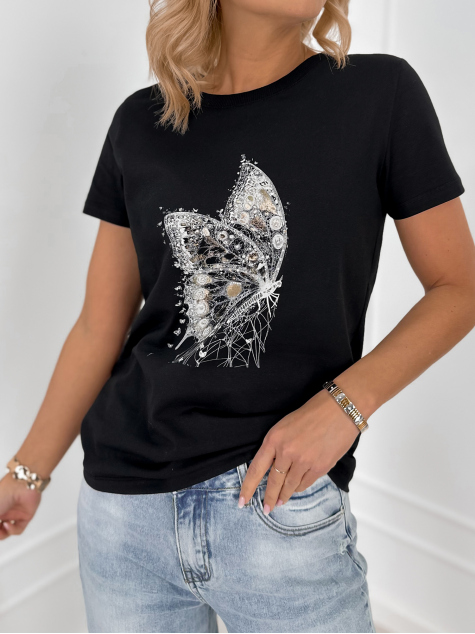 BLOUSE PUEBLO BLACK